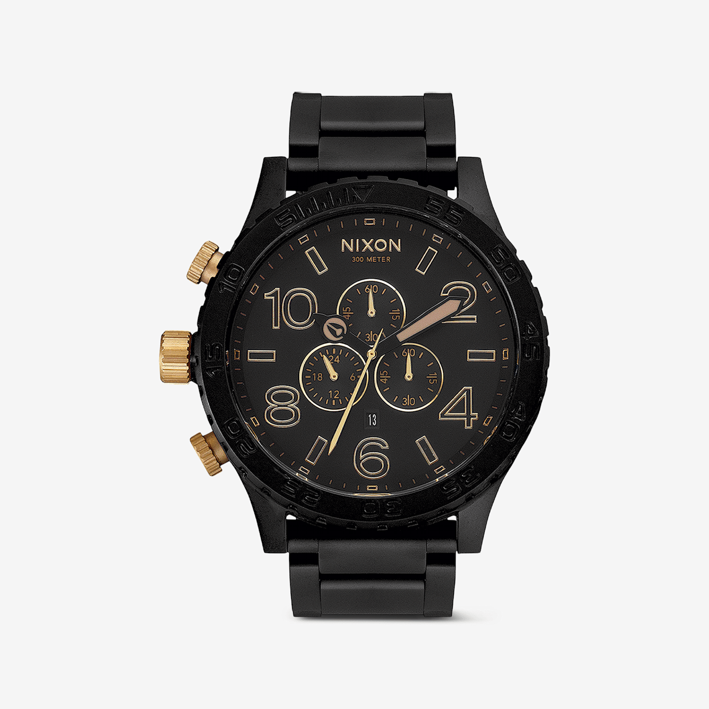 Nixon outlet gold chrono